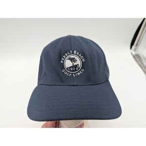 Pebble Beach Golf Links Legendary Headwear Navy Blue Stretch Fit Baseball Hat